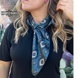 Small Huxley Western Southwestern Wild Rag Scarf Accent